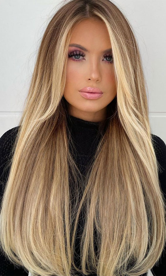 50 Hair Colours Ideas That Are Trending Now : Dirty Blonde with Bangs