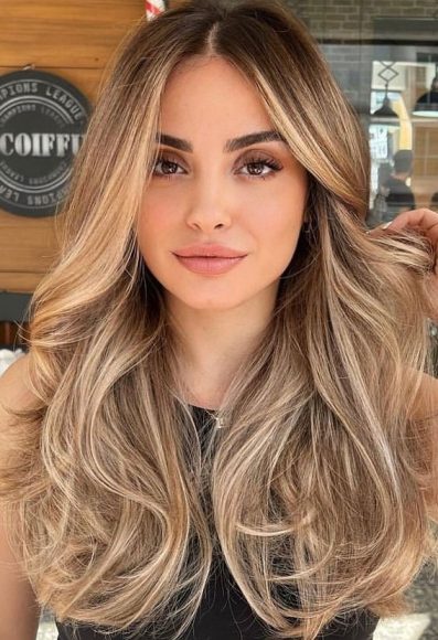 50 Hair Colours Ideas That Are Trending Now Glam Blonde Layered Haircut 9734