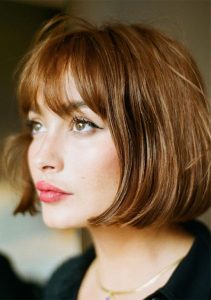 50 Different Haircuts for Women : Cute French Bob