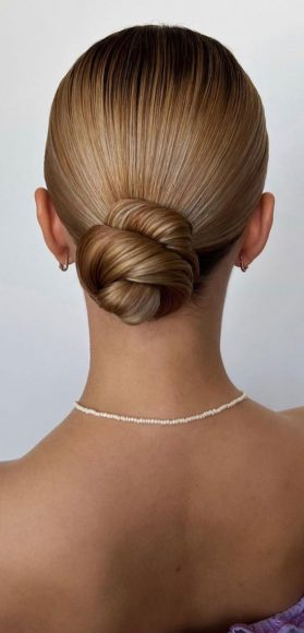 50 Amazing Ways To Style An Updo In 2022 Sleek Twisted Low Bun