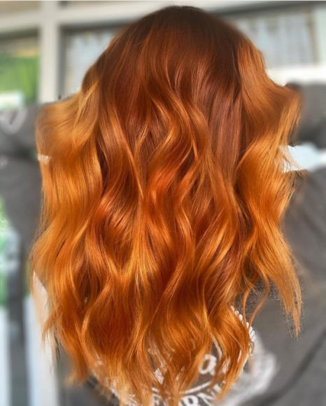 32 Best Orange Hair Color Shades Golden Maple Orange Hair