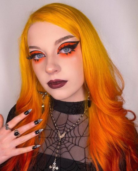32 Best Orange Hair Color Shades : Ombre Yellow to Orange Hair