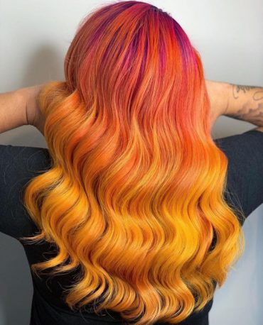 32 Best Orange Hair Color Shades : Pink, Orange and Yellow