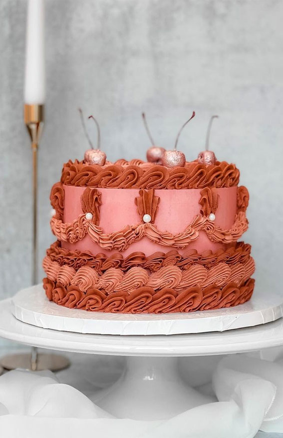 70 Cake Ideas for Birthday & Any Celebration : Neutral Buttercream Birthday  Cake