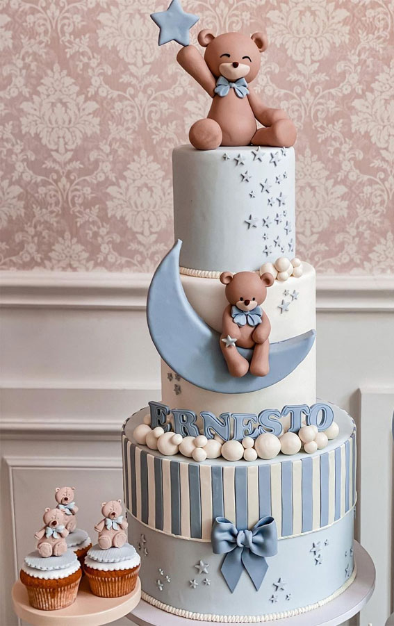 70 Cake Ideas for Birthday & Any Celebration : Welcome Baby Boy Cake