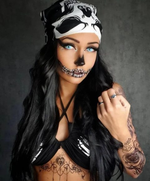 40 Spooky Halloween Makeup Ideas Jack Sparrow Makeup 1039