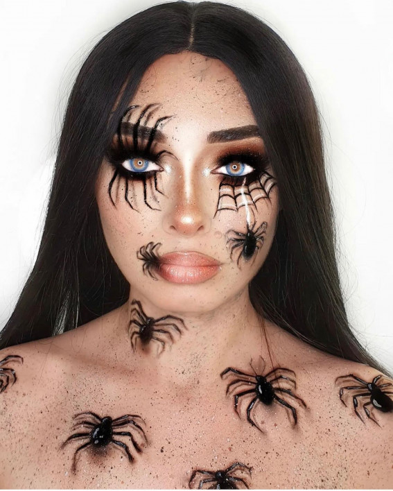 40+ Spooky Halloween Makeup Ideas : Scary Makeup