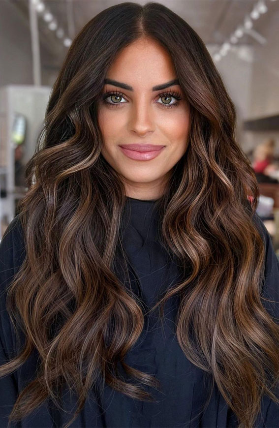 50 Fabulous Fall Hair Color Ideas For Autumn 2022 : Chocolate with Espresso