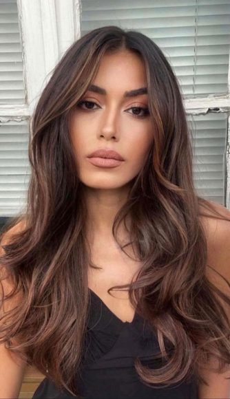 50 Fabulous Fall Hair Color Ideas For Autumn 2022 Chocolate Brown Cinnamon Balayage 2464