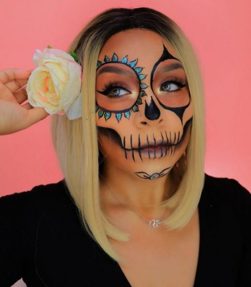 40+ Spooky Halloween Makeup Ideas Mexican Inspired Makeup