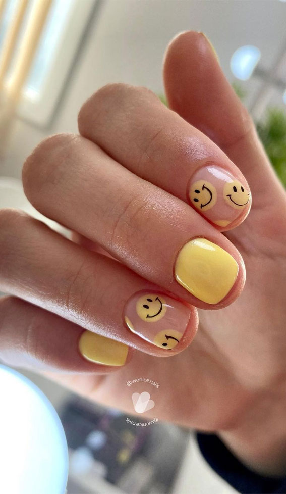 Top 17+ Smiley Face Nail Designs Trending in 2024 You Can't Miss