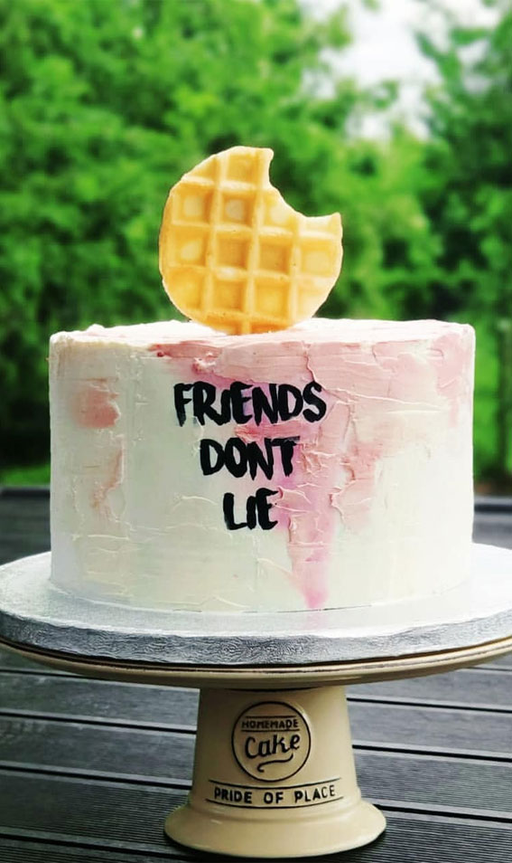Happy Friendship Anniversary Cake - Bloomsvilla