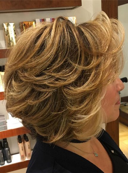 50 Haircut And Hairstyles For Women Over 50 Chic Textured Bob Haircut 0524