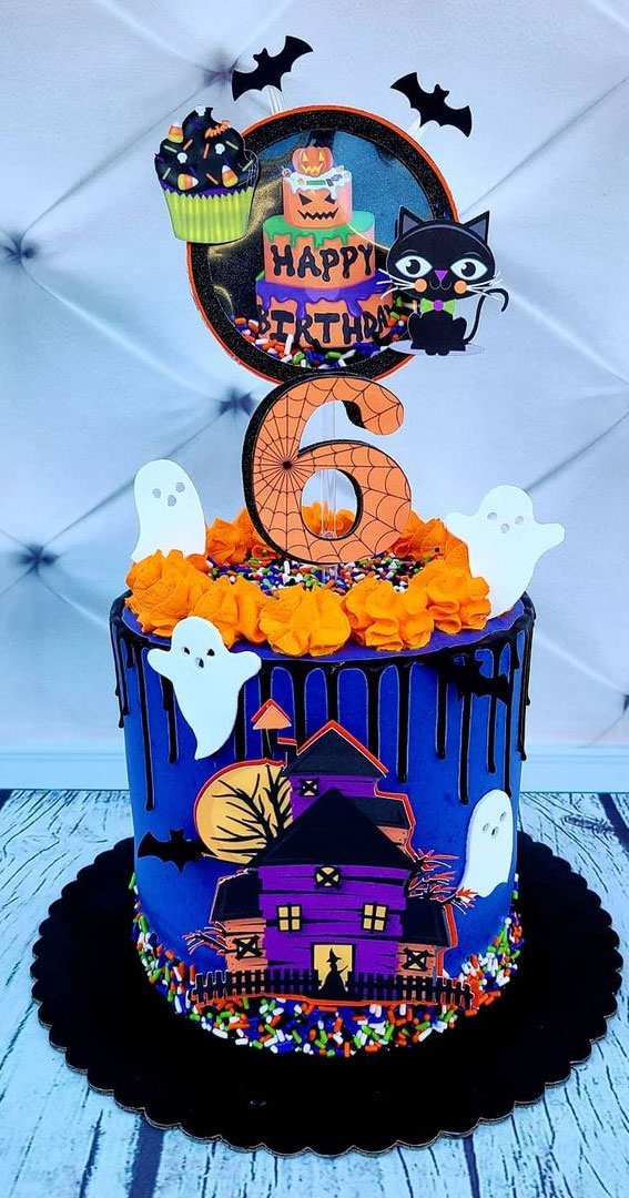 100+ Cute Halloween Cake Ideas : A Little Boo