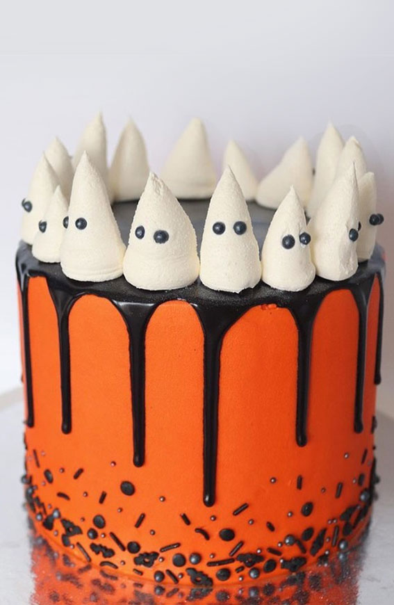 Devil's Food Halloween Cake - The Cake Chica