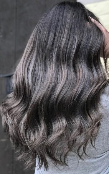 30 Metallic Hair Color Ideas : Ash to Metallic Ash