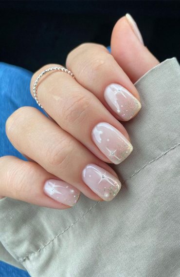 50 Best Holiday Nail Art Ideas And Designs Biab Milky Sheer Nails