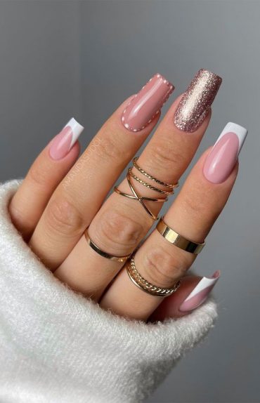 50 Best Holiday Nail Art Ideas And Designs Elegant Simple Christmas