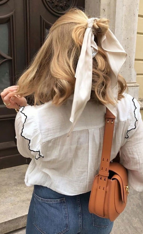 Cute hairstyle for jeans & top/T-shirt/shirt ❤ #hairstyles #easyhairstyle  #hairstyleforjeans #hairstyleforjeanstop #simple #simplehairs... | Instagram