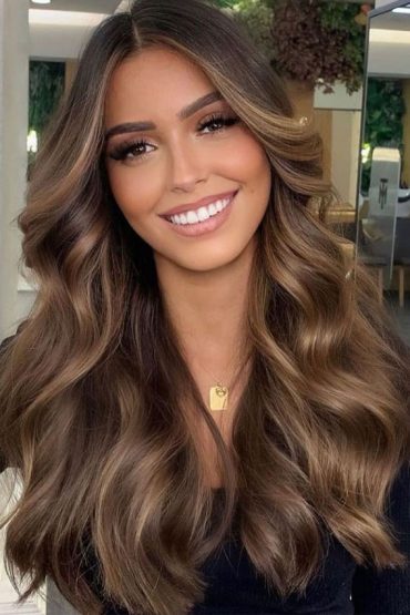 50+ Trendy Hair Colour For Every Women : Silky Mushroom Brown