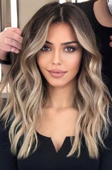 50 Trendy Hair Colour For Every Women Chocolate Brown Blonde Balayage 