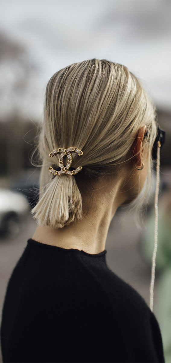Chanel Hair clip Womens Fashion Watches  Accessories Hair Accessories  on Carousell