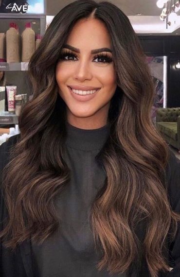 50+ Trendy Hair Colour For Every Women : Dark Hair with Chocolate ...