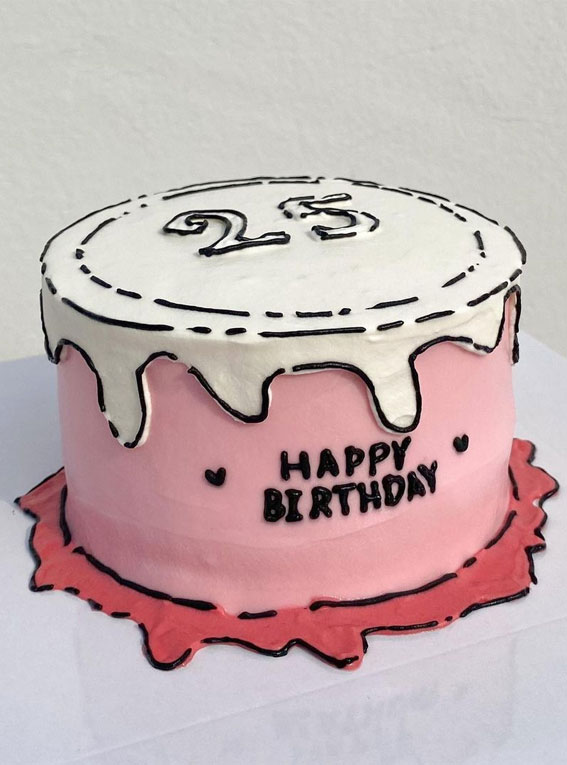 cartoon birthday cake designs