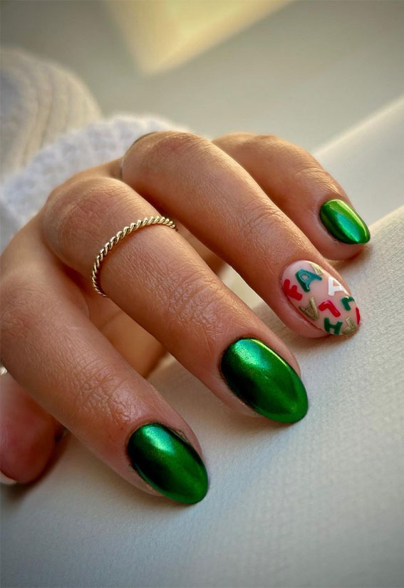 50+ Christmas & Holiday Nails For A Festive Look : Inspired by some Christmas cookies