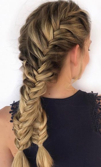 50+ Braided Hairstyles To Try Right Now : Lovely French Braids