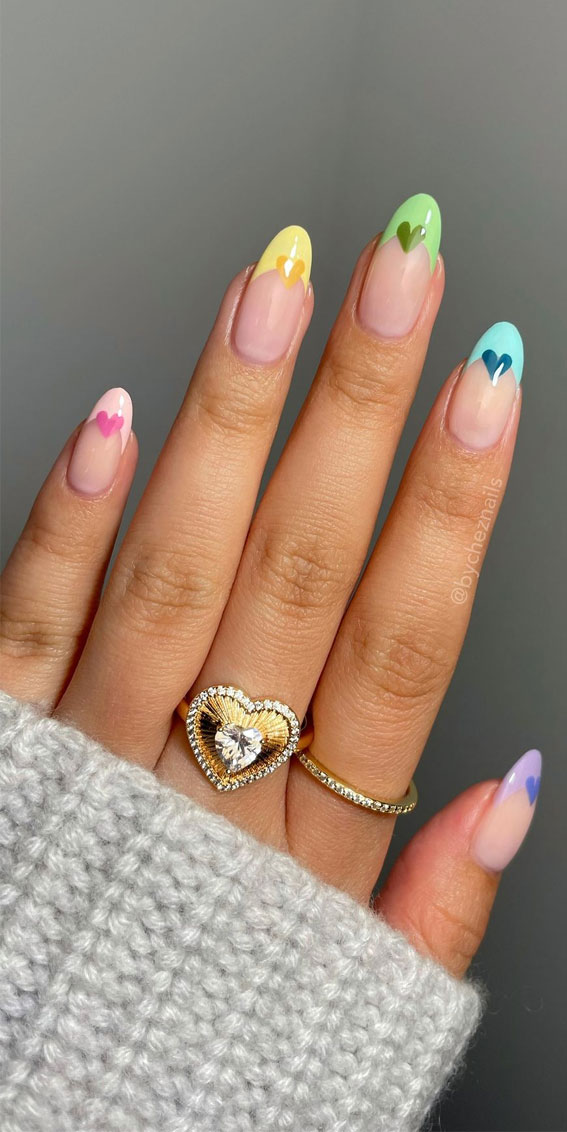 52 Valentine's Day Nail Art Designs & Ideas 2023 : Neutral Matte