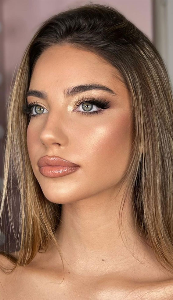 35 Best Prom Makeup Ideas : Wet Glam