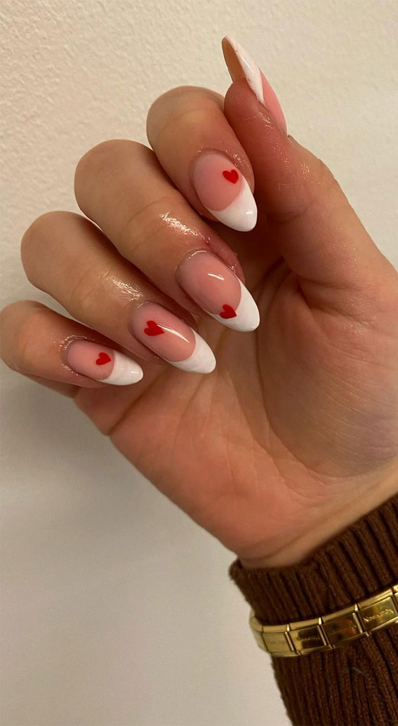 valentine's day nails, valentines day nails 2023, valentine's day nails 2023, pink valentines day nails, red valentines day nails, cute valentines day nails, heart nails, valentine french nails, valentine nail designs