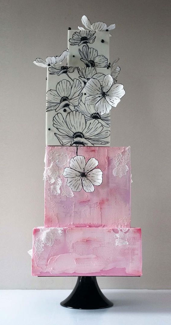 Top 50 Wedding Cake Trends 2023 : Offset & Square