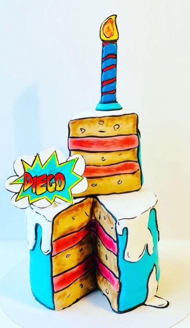 Comic Cake Ideas That Re Trending Comic Book Cake