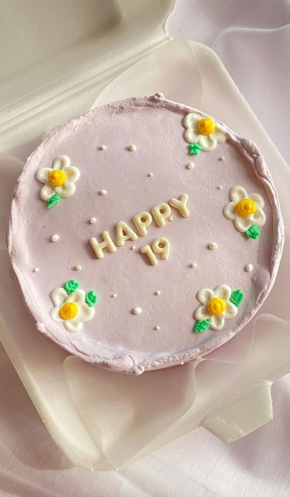 19 birthday cake