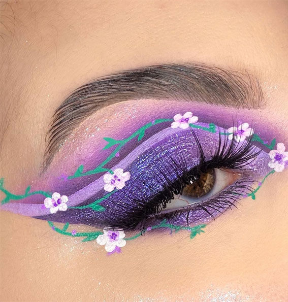 50+Makeup Looks To Make You Shine in 2023 : Flower Vines