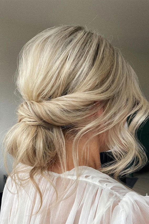 50+ Updo Hairstyles That’re So Stylish : Textured Romance