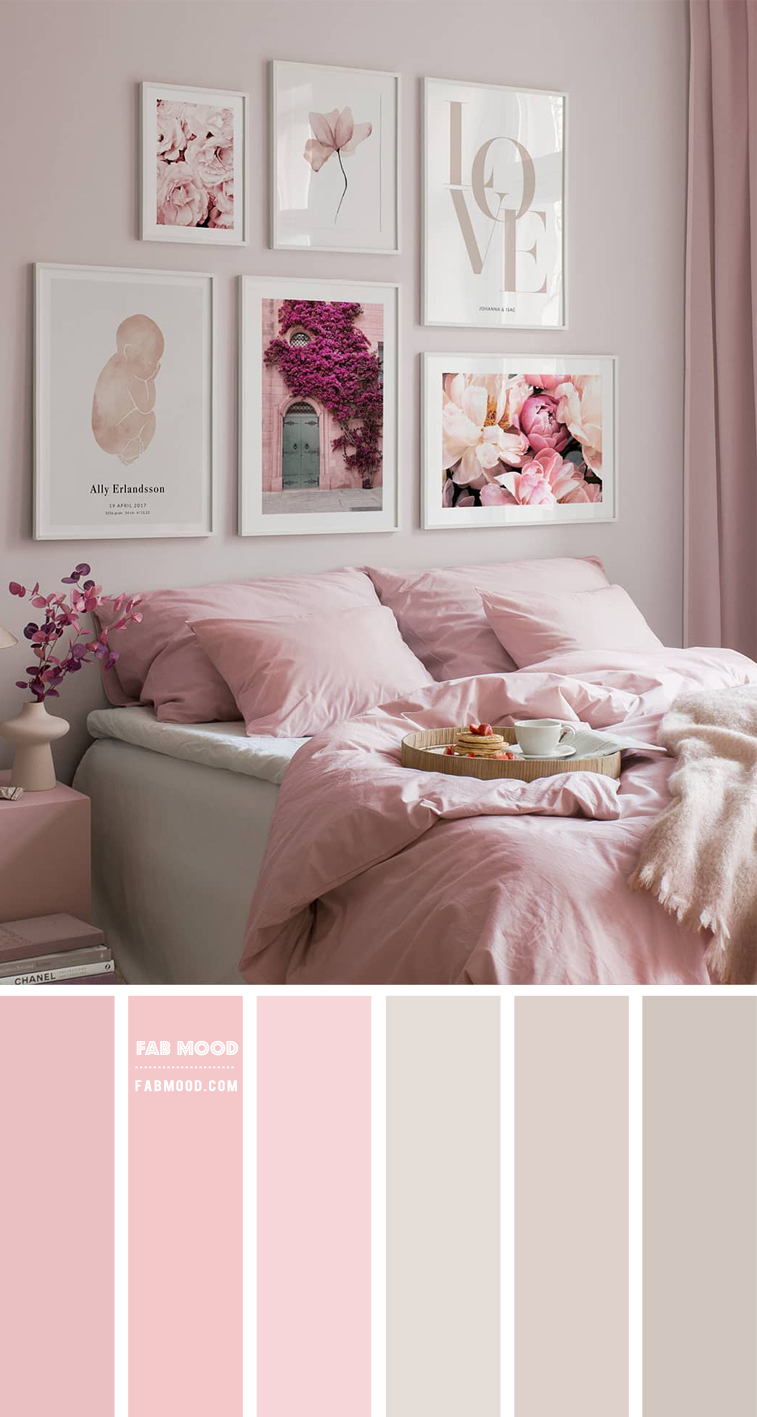 20 Best Bedroom Colour Combination Ideas : Light Grey and Light