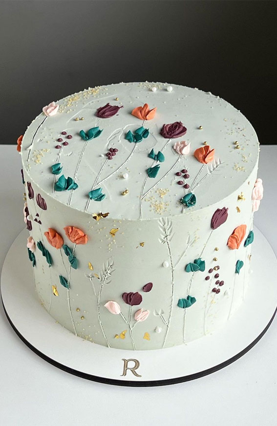 11 ideas for decorating cakes with flowers - Elena Sunshine Magazine®