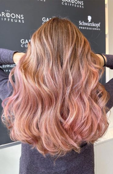 25 Peach Hair Colour Ideas Thatre Perfect For Summer Peach And Strawberry 