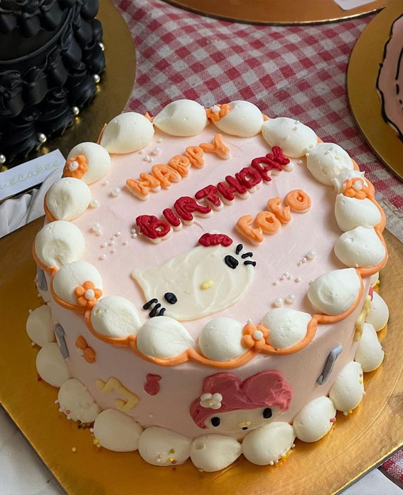 Amazon.com: Hello Kitty Rainbow Edible Cake Art Image Made of Sugar - Easy  to Use : Grocery & Gourmet Food