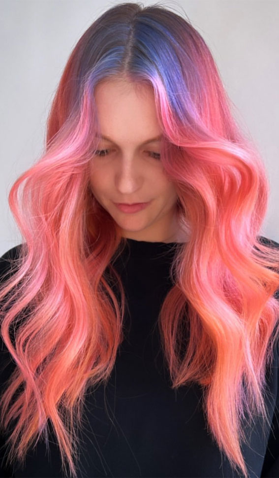 Pastel Pink Ombre Hair 