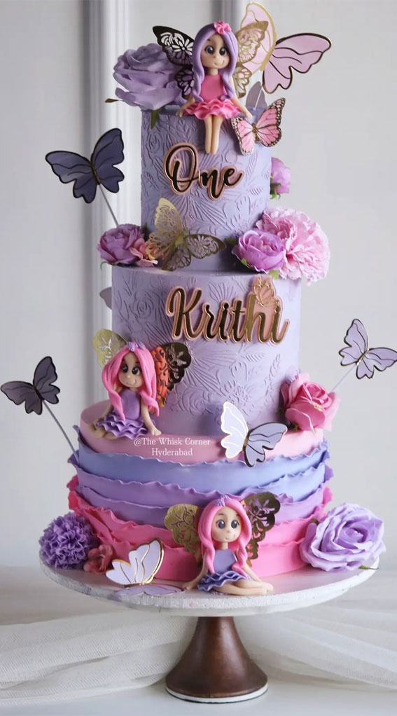 A Cake to Celebrate your Little One : Butterfly Theme Cake