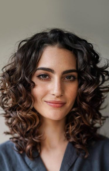 35 Low-Maintenance Soft Curly Bob Haircuts : Curly Hair Straight ...
