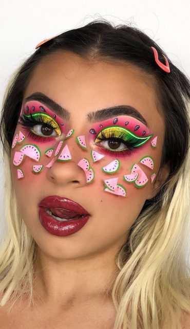 Bold and Bright Summer Makeup Vibrant & Daring : Juicy Watermelon