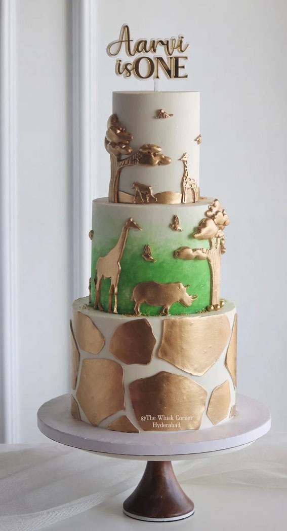 A Cake to Celebrate your Little One : Jungle Theme Cake