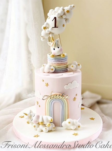 A Cake to Celebrate your Little One : Dreamy Hot Air Balloon Cake