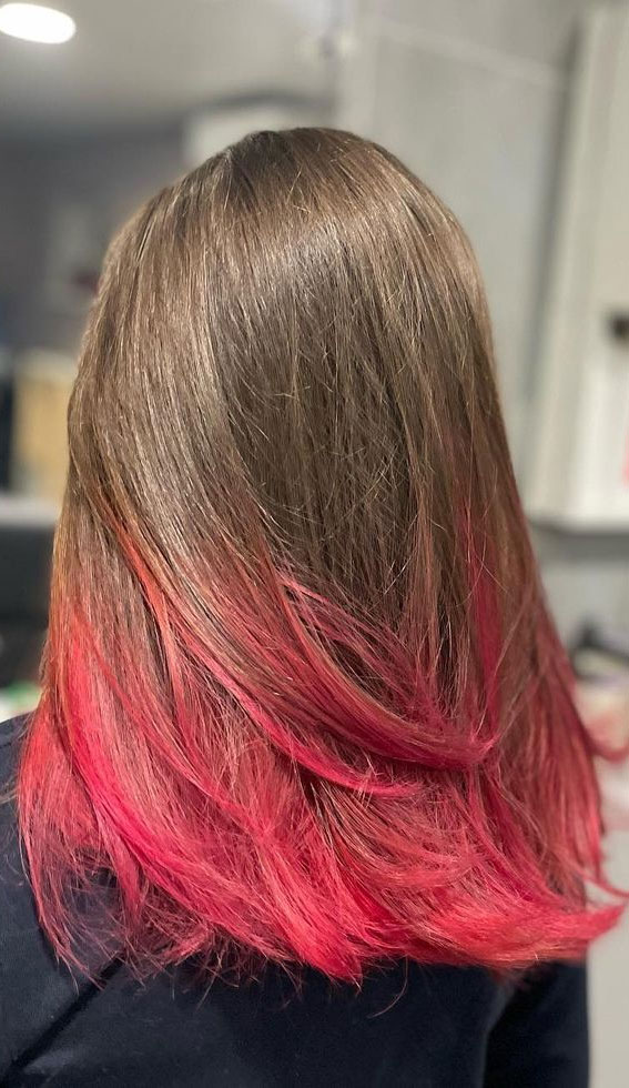 hair dye ideas red ombre