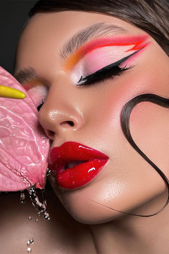 Bold and Bright Summer Makeup Vibrant & Daring : Pink on Fire